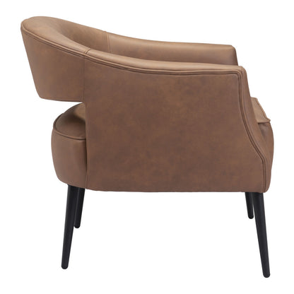 MANHATTAN FAUX LEATHER ARM CHAIR - Varnish & Vibe