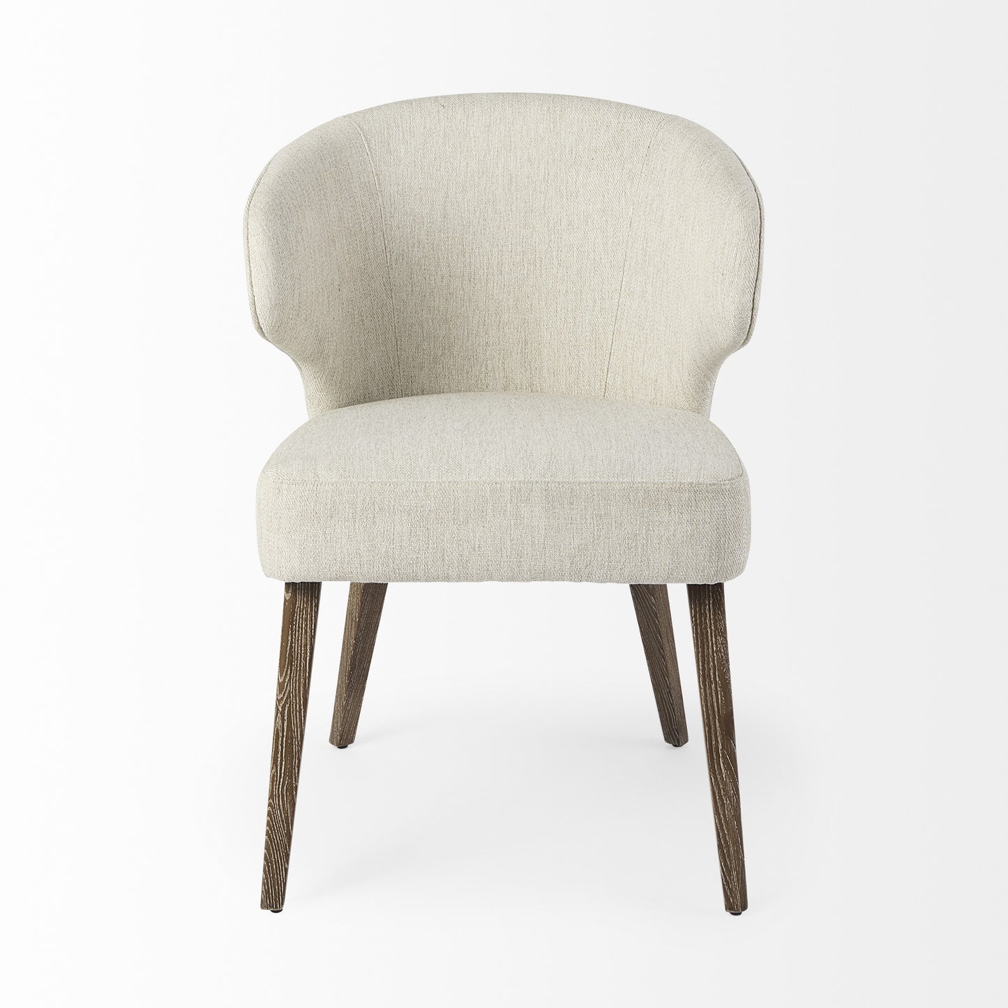 HERMOSA WINGBACK IVORY-WOOD DINING CHAIR