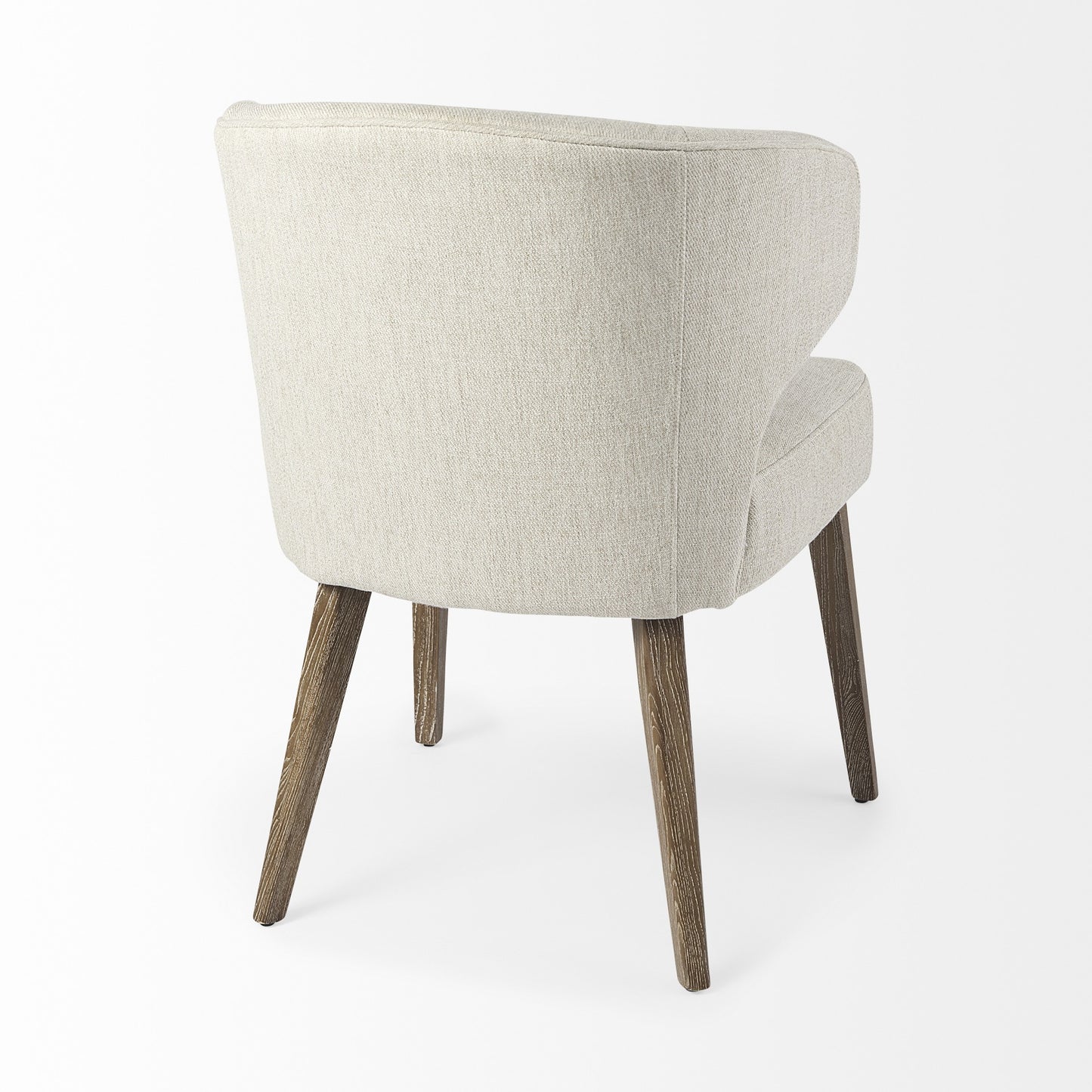 HERMOSA WINGBACK IVORY-WOOD DINING CHAIR