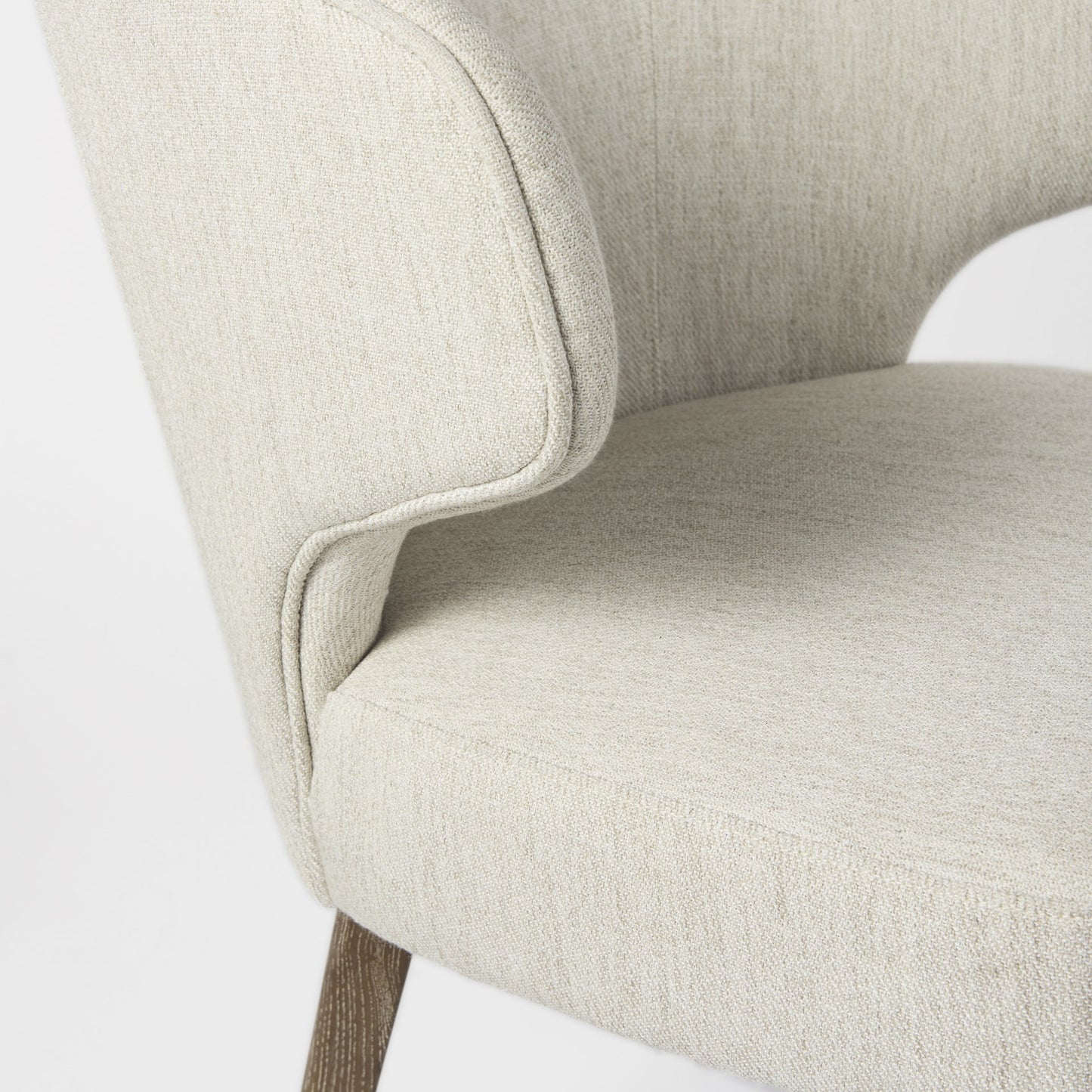 mid century wingback dining chair, ivory brown mid century wingback, brown mid century wingback dining, century wingback dining chair, wingback dining chair