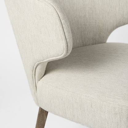 mid century wingback dining chair, ivory brown mid century wingback, brown mid century wingback dining, century wingback dining chair, wingback dining chair