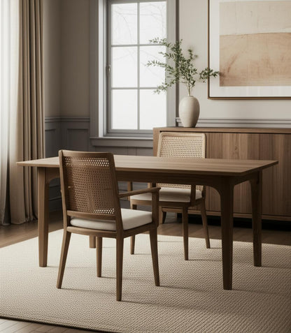 HERMOSA WOOD DINING ARMCHAIR