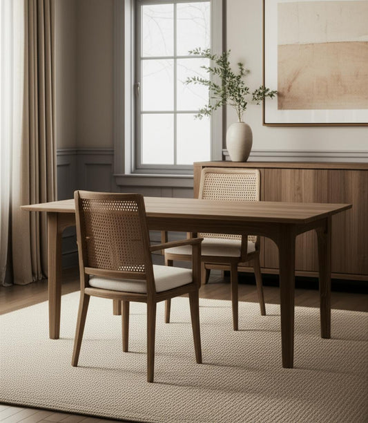 HERMOSA WOOD DINING ARMCHAIR