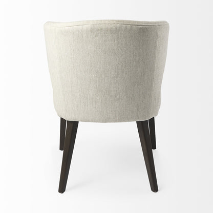 HERMOSA WINGBACK IVORY-BLACK DINING CHAIR