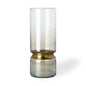 VALLEY SMOKY BUBBLE GOLD GLASS VASE - Varnish & Vibe