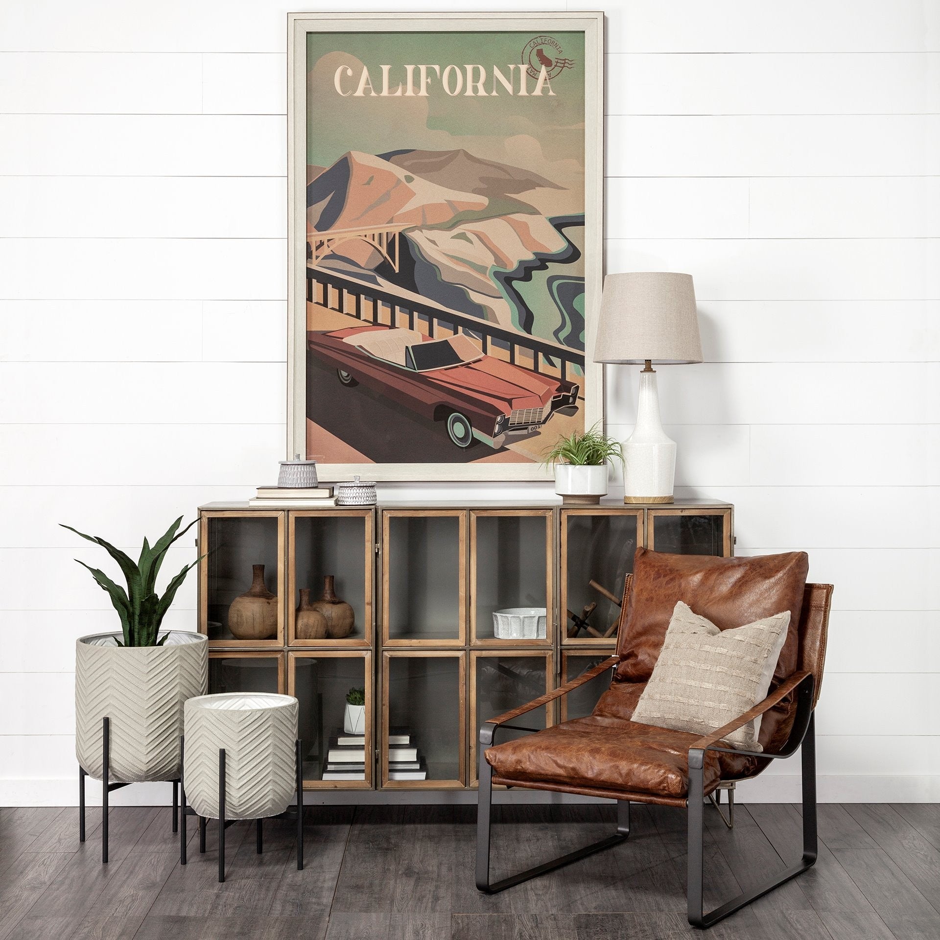 7" BROWN ABSTRACT CYLINDER SOLID WOOD TABLE VASE - Varnish & Vibe