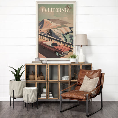 8" BROWN ABSTRACT CYLINDER SOLID WOOD TABLE VASE - Varnish & Vibe