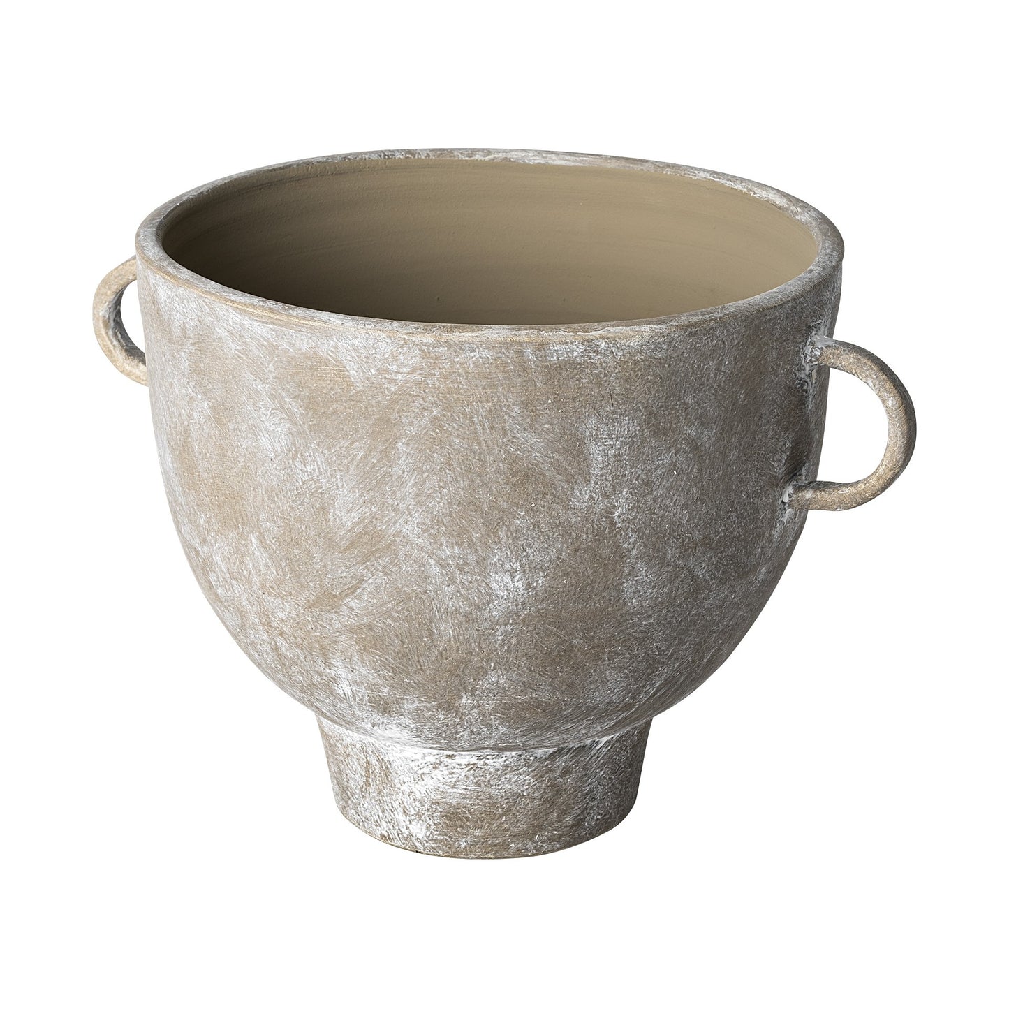 HERMOSA 10" BROWN CERAMIC TABLE VASE