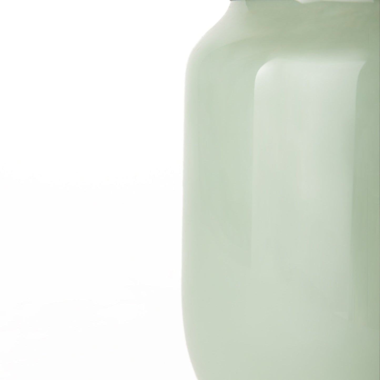 REDONDO 12" GREEN CYLINDER GLASS TABLE VASE