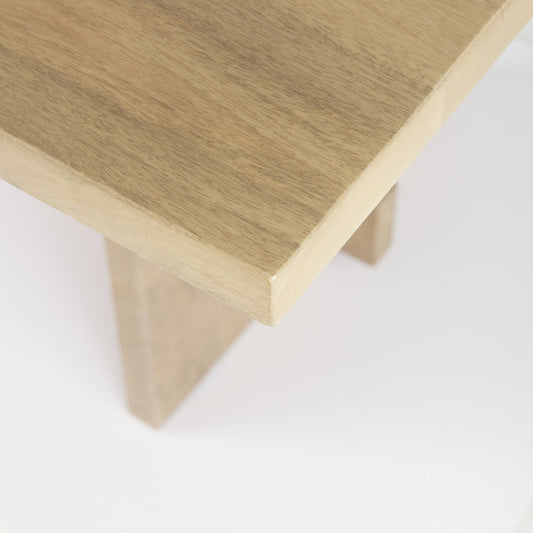 HERMOSA 84" LIGHT WOOD DINING TABLE
