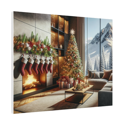 Christmas Matte Canvas, Stretched, 0.75"