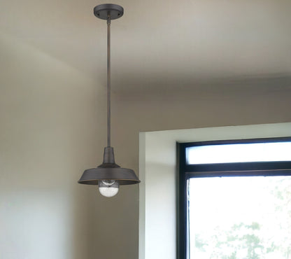 CALABASAS ANTIQUE BRONZE SHALLOW PLATE ADJUSTABLE PENDANT LIGHT - Varnish & Vibe