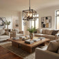PALISADES BROOKLYN 4-LIGHT OIL-RUBBED BRONZE CONVERTIBLE PENDANT - Varnish & Vibe