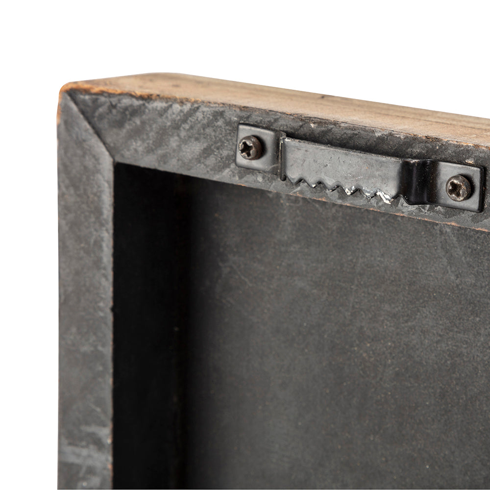 36" X 2" BROWN MANGO WOOD SQUARE HANGING TAPESTRY - Varnish & Vibe