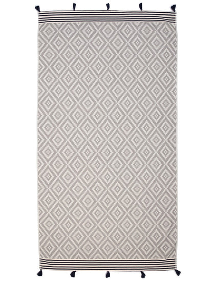 design turkish towel beach blanket, gray tribal design turkish towel, turkish towel beach blanket, tribal design turkish towel beach, tribal design turkish towel