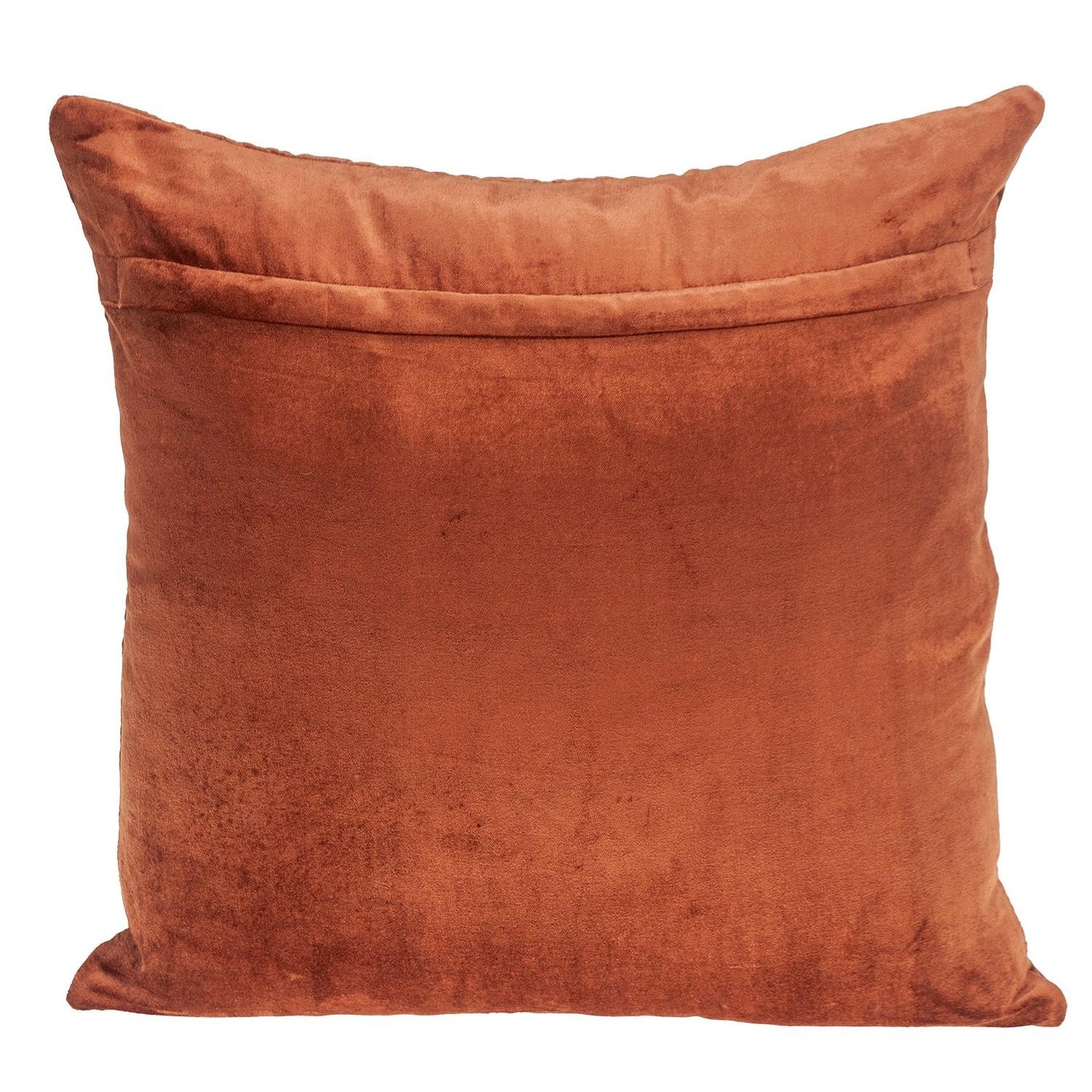 Tufted Terra Cotta Red Velvet Accent Throw Pillow - Varnish & Vibe