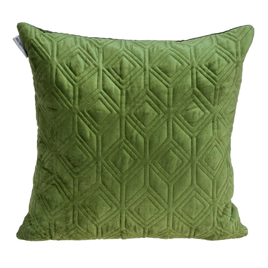 Tufted Olive Green Velvet Accent Throw Pillow - Varnish & Vibe