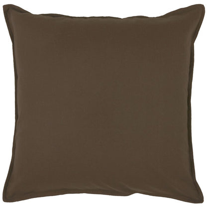 PALISADES 20" BROWN COTTON THROW PILLOW - Varnish & Vibe