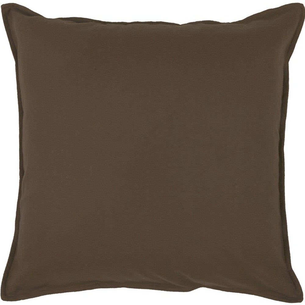 PALISADES 20" BROWN COTTON THROW PILLOW - Varnish & Vibe
