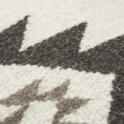 CALABASAS CREAM BEIGE CLASSIC IKAT PATTERN THROW PILLOW - Varnish & Vibe