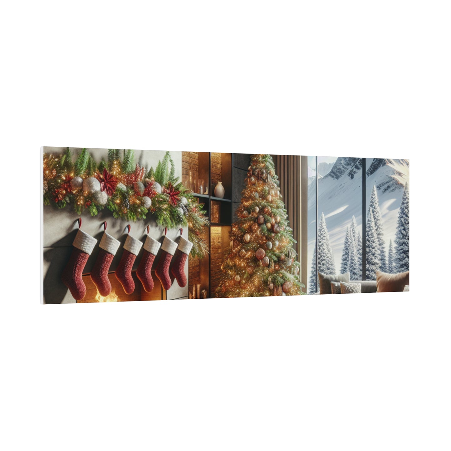 Christmas Matte Canvas, Stretched, 0.75"