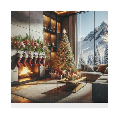 Christmas Matte Canvas, Stretched, 0.75"