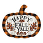 linda spivey printed wooden pumpkin, happy fall artisan linda spivey, printed wooden pumpkin wall art, fall artisan linda spivey printed, spivey printed wooden pumpkin
