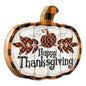 linda spivey printed wooden pumpkin, printed wooden pumpkin wall art, thanksgiving artisan linda spivey printed, happy thanksgiving artisan linda spivey, spivey printed wooden pumpkin
