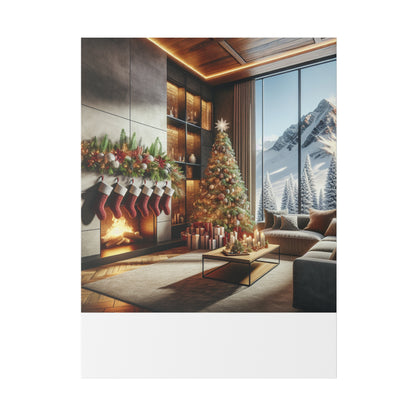 Christmas Matte Canvas, Stretched, 0.75"