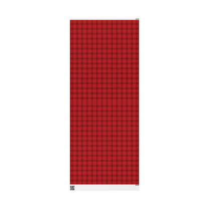 Red Tartan Wrapping Papers - Varnish & Vibe