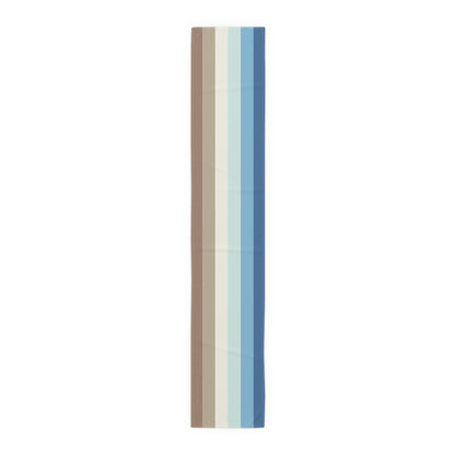OCEAN STRIPED TABLE RUNNER