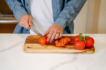 11" ARTISAN ORGANIC ANTI BACTERIAL WOOD CUTTING BOARD - Varnish & Vibe