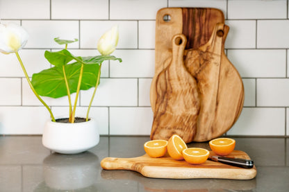 ARTISAN ORGANIC ANTI BACTERIAL WOOD PADDLE BOARD - Varnish & Vibe