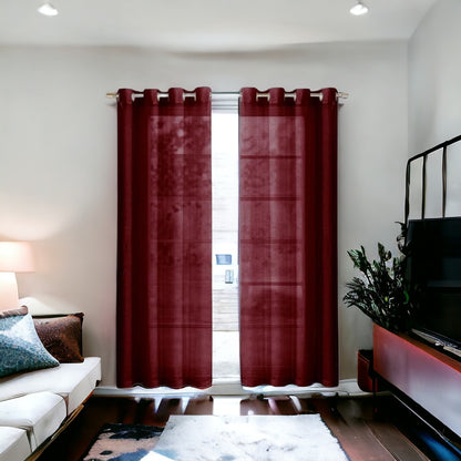 54 grommet panel pair burgundy, malibu 108 54 grommet panel, grommet panel pair burgundy, panel pair burgundy, 108 54 grommet panel pair