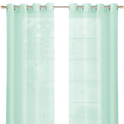 OCEAN 84"AQUA CURTAIN WINDOW PANELS