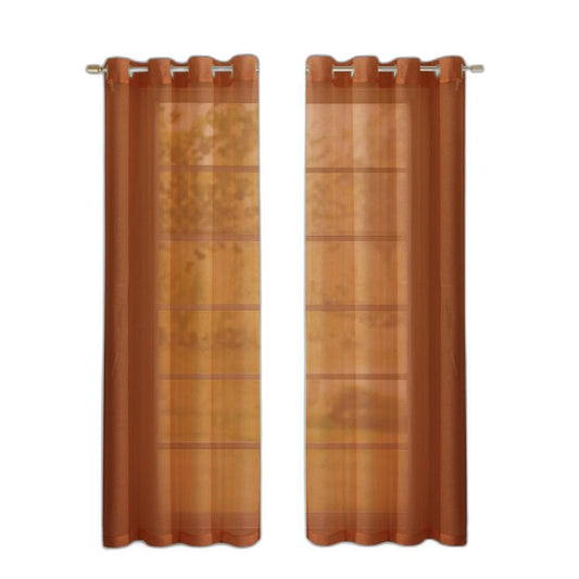 ARDMORE 84" RUST CURTAIN WINDOW PANELS - Varnish & Vibe