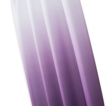 Gradient of purple and white fabric on a white background