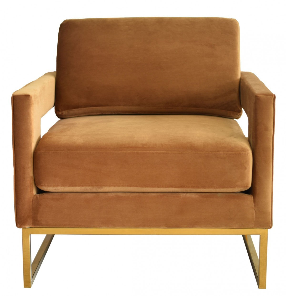 ARDMORE CAMEL VELVET ARMCHAIR - Varnish & Vibe