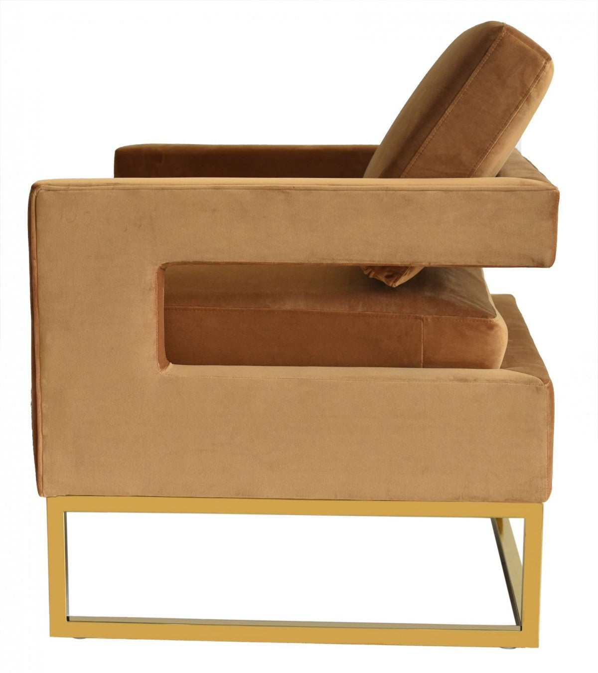 ARDMORE CAMEL VELVET ARMCHAIR - Varnish & Vibe