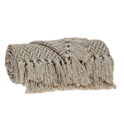 LAKEVIEW HERRINGBONE THROW BLANKET