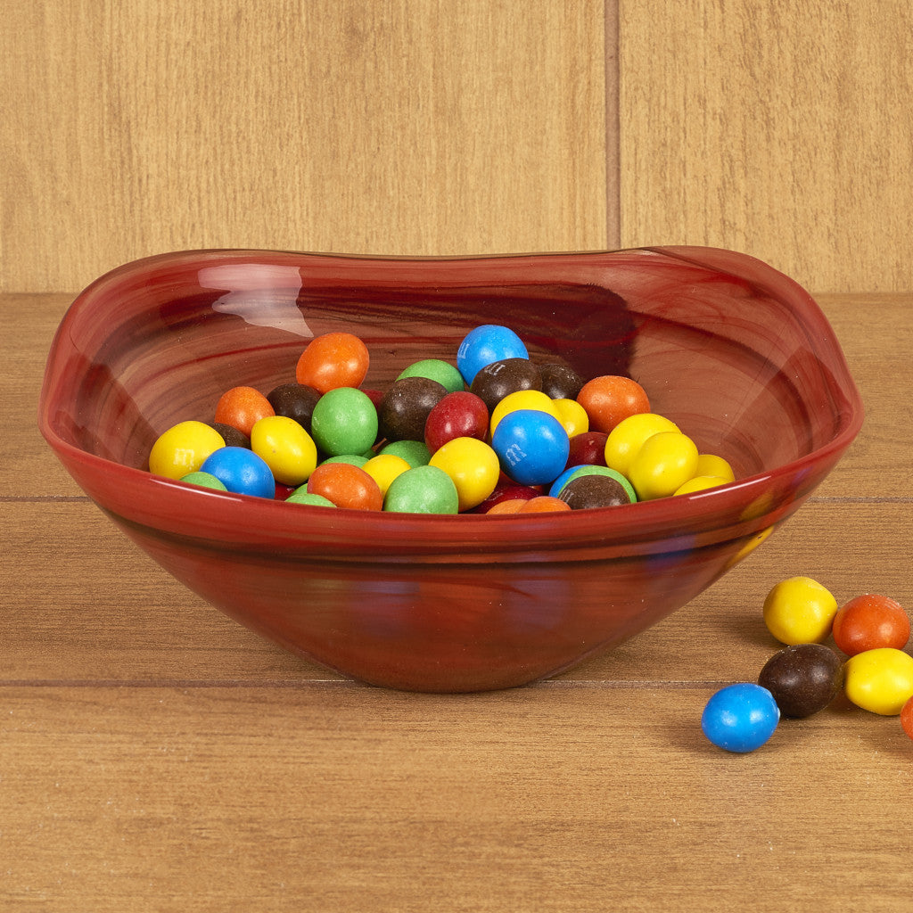 ARDMORE RED ALABASTER GLASS BOWL - Varnish & Vibe