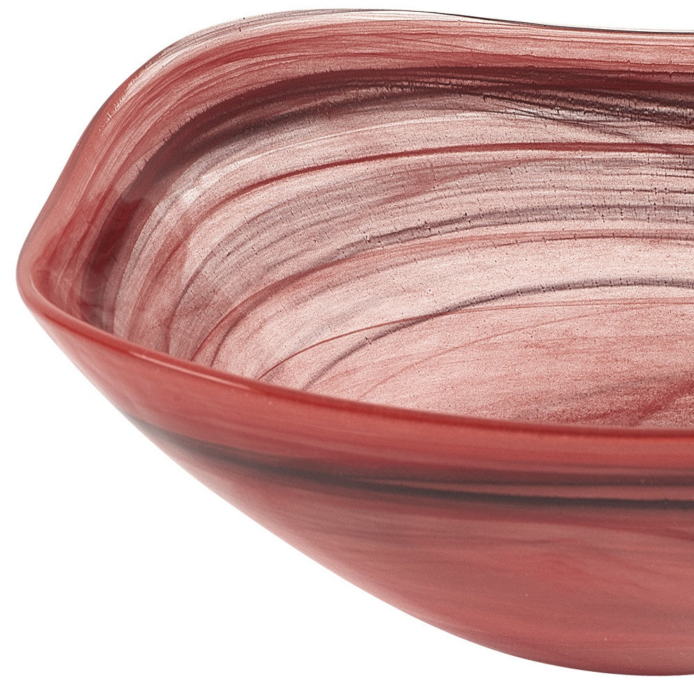 ARDMORE RED ALABASTER GLASS BOWL - Varnish & Vibe