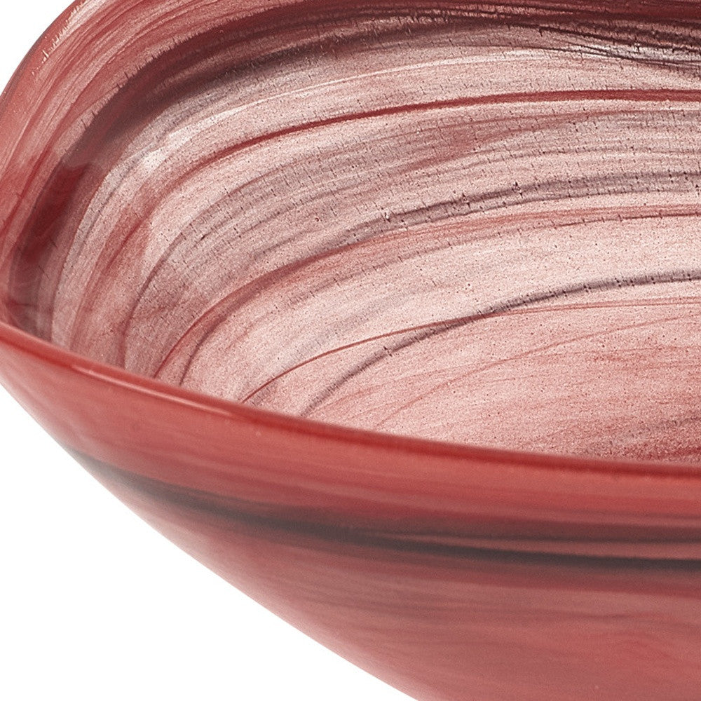 ARDMORE RED ALABASTER GLASS BOWL - Varnish & Vibe