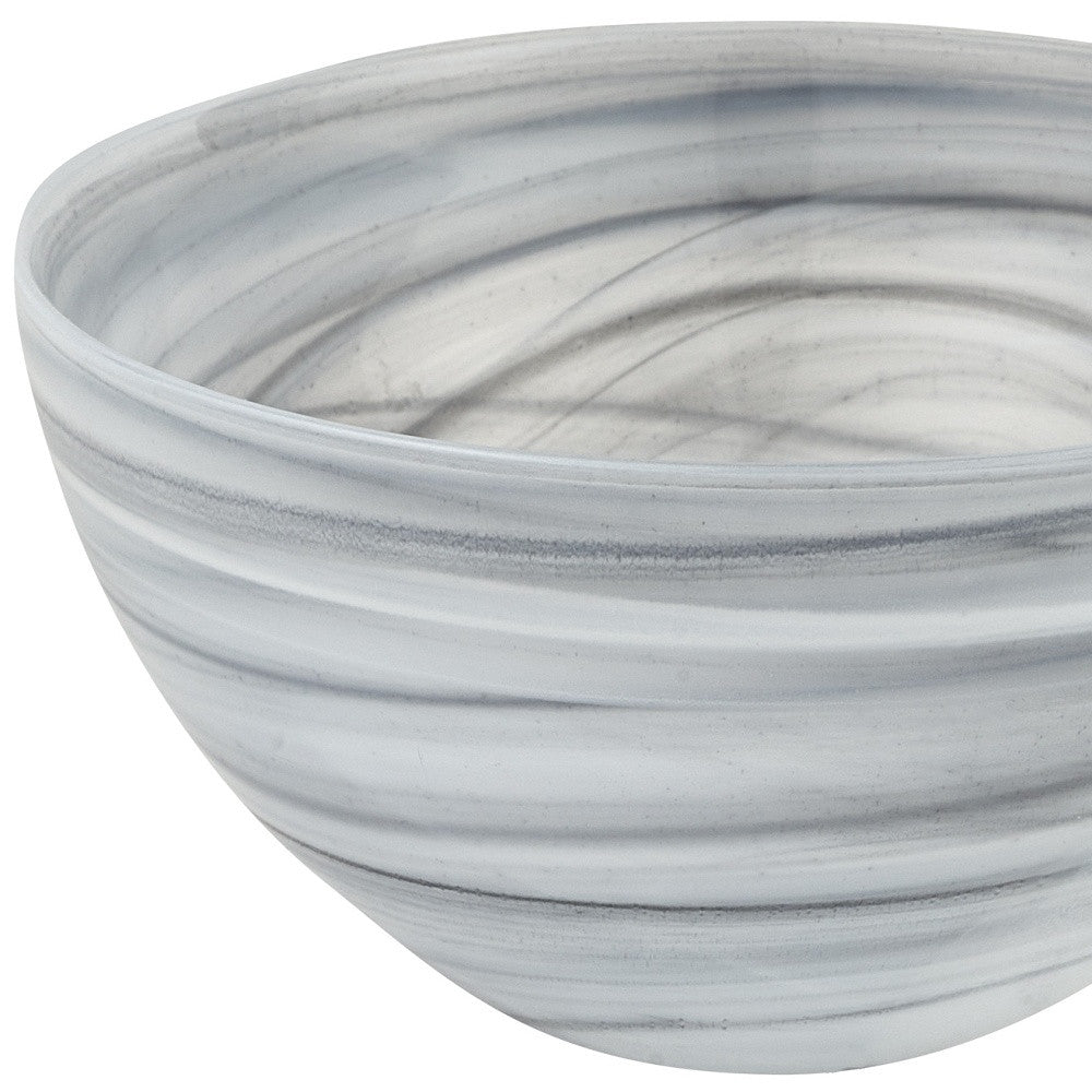 PIER GRAY ALABASTER GLASS BOWL - Varnish & Vibe