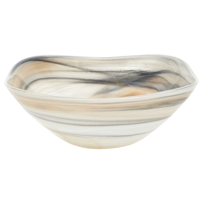 VALLEY TAUPE ALABASTER GLASS BOWL - Varnish & Vibe