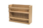 CALABASAS WALL MOUNTED 13.13 " WOOD SPICE RACK - Varnish & Vibe