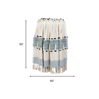 woven cotton abstract throw blanket, cotton abstract throw blanket, blue woven cotton abstract throw, woven cotton abstract throw, blue woven cotton abstract