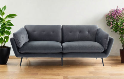 VALLEY 84" GRAY SOFA - Varnish & Vibe