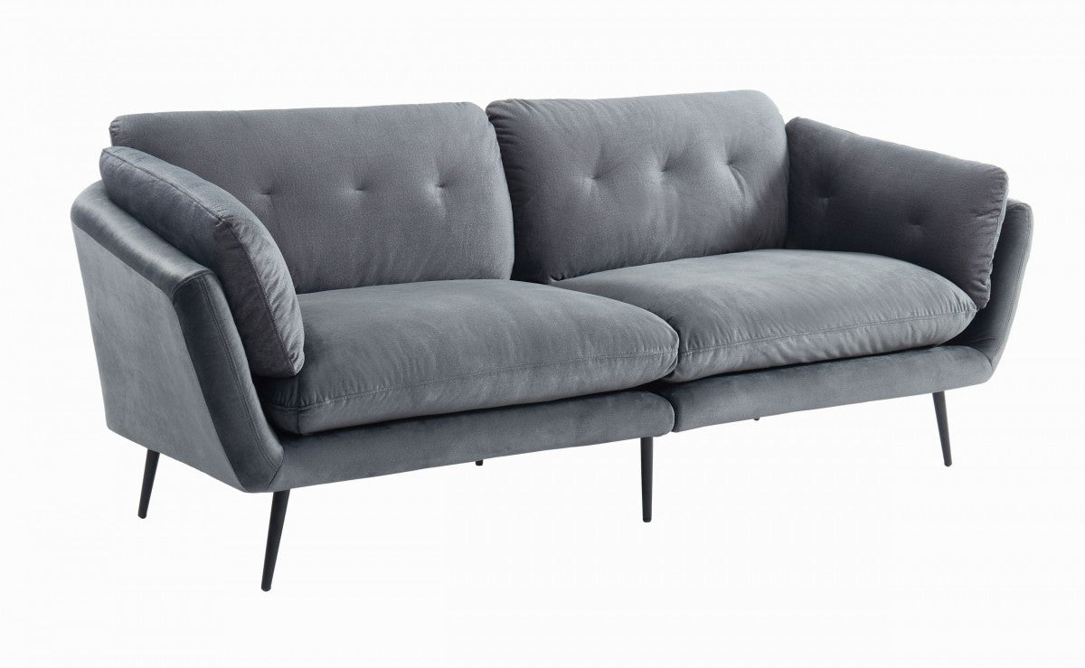 VALLEY 84" GRAY SOFA - Varnish & Vibe