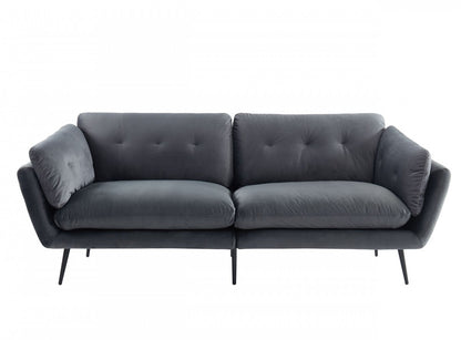 VALLEY 84" GRAY SOFA - Varnish & Vibe